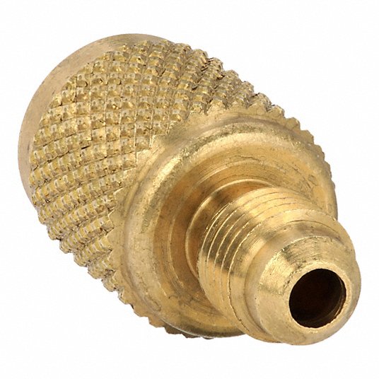 JB Industries LC-4 Adapter 3 in Lg, 180° Angle, Input 1/4 in Male SAE Right-Hand, A2L Compatible