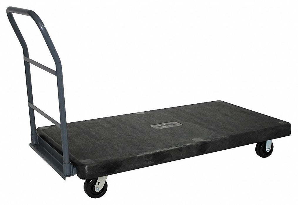 Jamco Platform Truck 2,500 lb 53 in x 25 in Gray Plastic