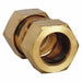 KVM Tools 700062 - 14 Compression Fitting Union 7/8 in OD x 7/8 in OD Fitting Size, Brass - KVM Tools Inc.KV20XM30