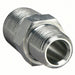 Parker 2 - 2 MHN - S Hex Nipple Carbon Steel, 1/8 in x 1/8 in Fitting Pipe Size, Male NPT x Male NPT, 1 1/16 in Lg - KVM Tools Inc.KV20ZA07