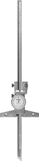 McMaster 2105A42 Mitutoyo Dial Depth Gauge, Model 527-313-50, 0 to 12" Measuring Range
