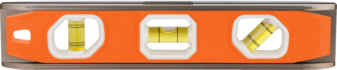 McMaster 2151A27 Magnetic Level, for Tight Spaces, 10" Long