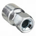 Parker 10643 - 8 - 8 Hydraulic Crimp Fitting Steel x Steel, Straight, - 8 For Hose Dash Size, Female x Genderless - KVM Tools Inc.KV21A759