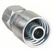 Parker 10643-6-6 Hydraulic Crimp Fitting Steel x Steel, Straight, -6 For Hose Dash Size, Female x Genderless - KVM Tools Inc.KV21A756