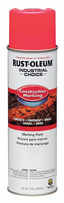 Rust-Oleum 264702 Construction Marking Paint Fluorescent Pink