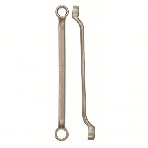 Ampco W-3261 Box End Wrench Natural, 1 1/4 in_1 5/16 in Head Size, 19 1/4 in Overall Lg, Offset - KVM Tools Inc.KV21XW25