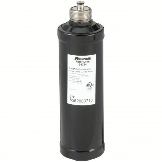 Robinair 34724 Recycling Filter-Driers Automotive, 1 Pieces, 12 in × 3 ...