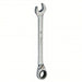 Proto JSCV16T Combination Wrench: Alloy Steel, Chrome, 1/2 in Head Size, 7 in Overall Lg, Offset, Reversing - KVM Tools Inc.KV22DH35