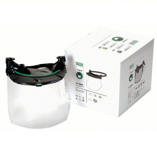 MSA 10118697 Faceshield Bracket and Visor Clear, Polycarbonate, Dielectric Protection, 17 in Visor Ht - KVM Tools Inc.KV22EY45