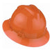 MSA 496075 Hard Hat Orange, No Graphics, Ratchet (4 - Point), Pinlock, Polyethylene, Side - Slots, Solid - KVM Tools Inc.KV22EY76