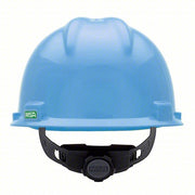MSA 495853 Hard Hat Blue, No Graphics, Ratchet (4-Point), Polyethylene, Side-Slots - KVM Tools Inc.KV22EY92