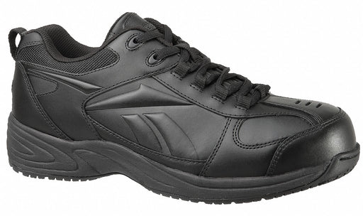 Reebok RB1860 Athletic Shoe, Men's, Size 10, W, Black, Composite Toe Cap, Removable Insole
