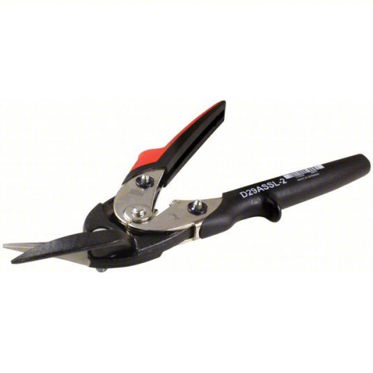 Bessey D29ASSL-2 Aviation Snip Left, 10 1/4 in Overall Lg, 2 in Cutting Lg, Steel, Plastic - KVM Tools Inc.KV22FF78
