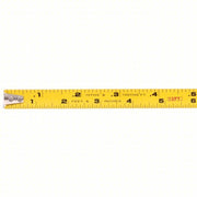 Keson PGT181012V Tape Measure Inch/Engineer's Scale, Nonmagnetic Single Hook Tip, Plastic, 12 ft, Narrow Blade - KVM Tools Inc.KV22N884