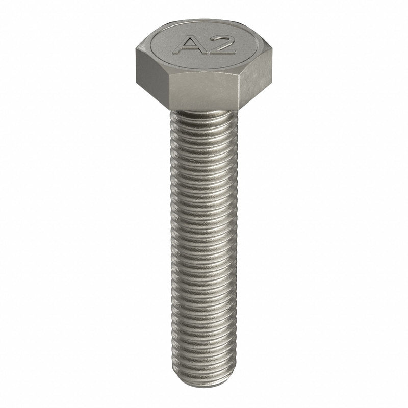 M6x1.00 A2 SS Hex Cap Screw