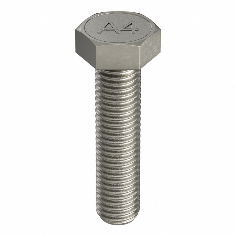 M5x0.80 A4 SS Hex Cap Screw