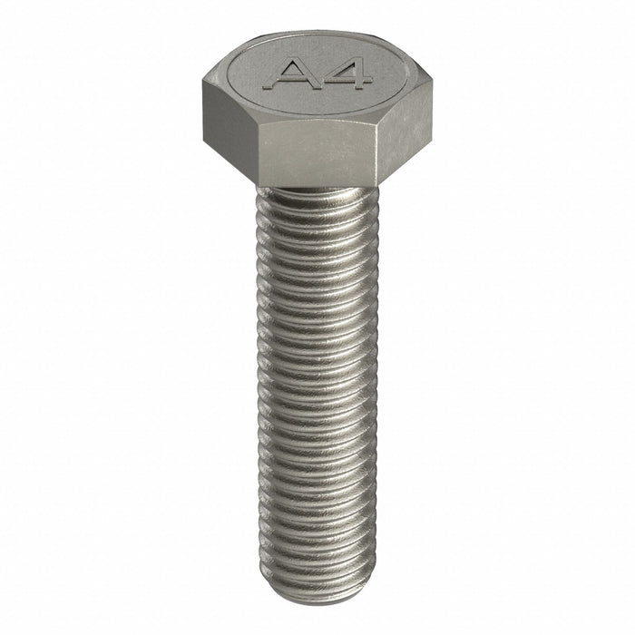 M5x0.80 A4 SS Hex Cap Screw