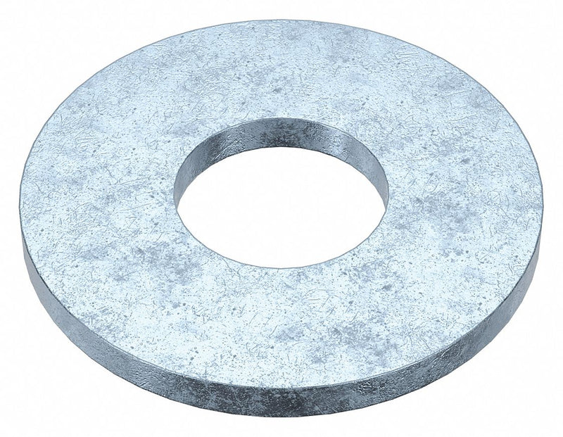 Approved Vendor U38210.037.0150 Large O.D. Oversized Washer, Case Hardened, Zinc Plated, Steel, 3/8 in Screw Sz, 100 PK