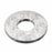 KVM Tools U55410.050.0002 Flat Washer, Fits Bolt Size 1/2 in , Stainless Steel Plain Finish, 25 PK