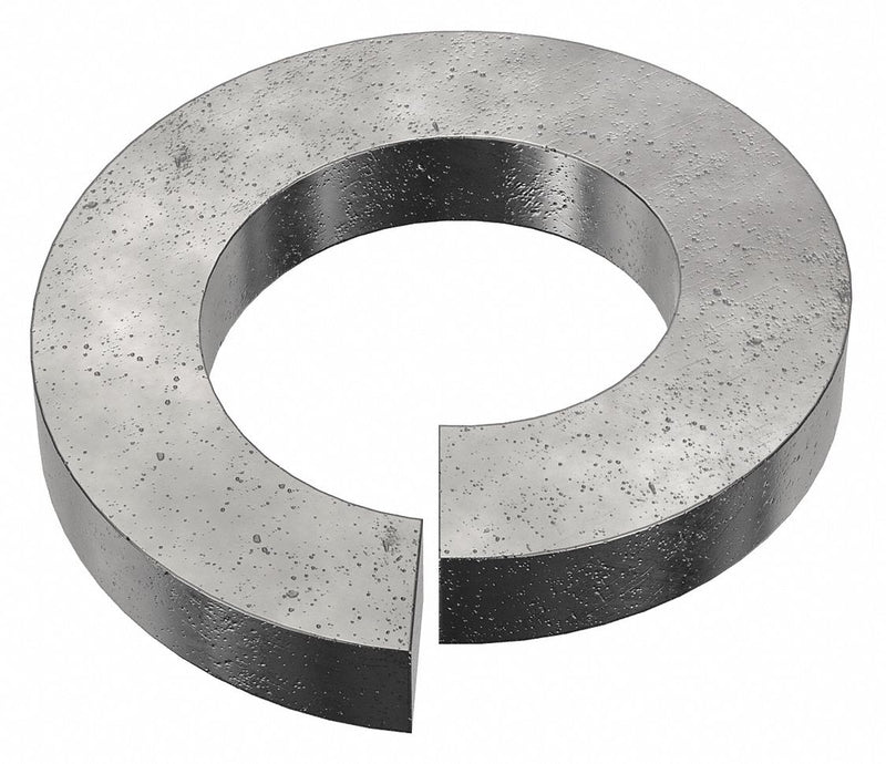 Approved Vendor U37000.056.0001 Split Lock Washer, Case Hardened, Black Oxide, Steel, 9/16 in Screw Sz, 9/64 in Max Thick, 25 PK