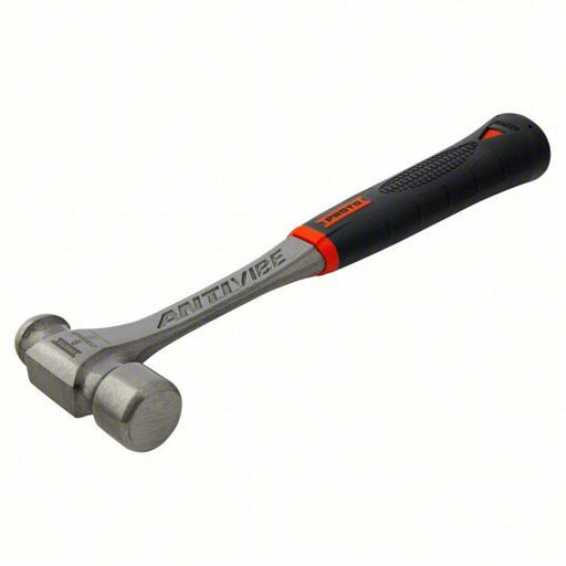 Proto J1308AVP Ball Pein Hammer Steel, 8 oz Head Wt, 1 in Face Dia, 11 in Overall Lg, Textured Grip - KVM Tools Inc.KV22UM25
