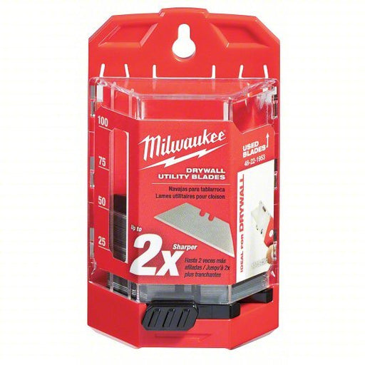 Milwaukee 48 - 22 - 1953 Utility Blade 3/4 in Blade Wd, 0.03125 in Blade Thick, 50 PK - KVM Tools Inc.KV22UY30