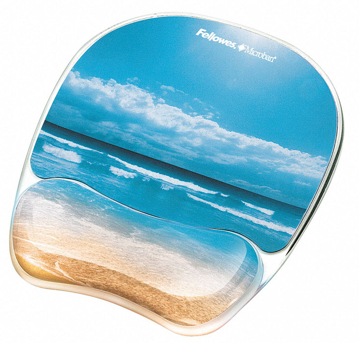 Fellowes 9179301 Mouse Pad, Multicolor, Rubber, 7 7/8 in Lg, 7/8 in Wd