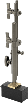 McMaster 2310A104 Rigid - Arm Magnetic - Base Indicator Holder Lug and Stem Mount, with Two 15" Long Fine - Adjustment Arms - KVM Tools Inc.KV2310A104