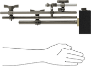 McMaster 2310A104 Rigid - Arm Magnetic - Base Indicator Holder Lug and Stem Mount, with Two 15" Long Fine - Adjustment Arms - KVM Tools Inc.KV2310A104