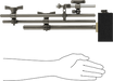 McMaster 2310A104 Rigid - Arm Magnetic - Base Indicator Holder Lug and Stem Mount, with Two 15" Long Fine - Adjustment Arms - KVM Tools Inc.KV2310A104