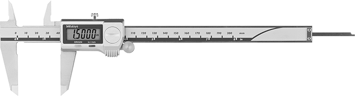 McMaster 2340A29 Coolant-Resistant Mitutoyo Digital Calipers, with Certificate and Data Output, Model 500-763-20, 0" to 8" Range
