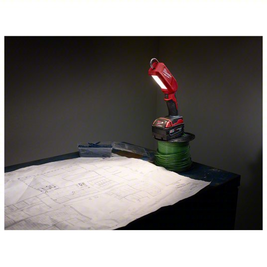 Milwaukee 2352 - 20 Cordless Stick Light M18, Bare Tool, 300 lm Max., 2 Modes, Hang Hook, Bare Tool - KVM Tools Inc.KV32NM99