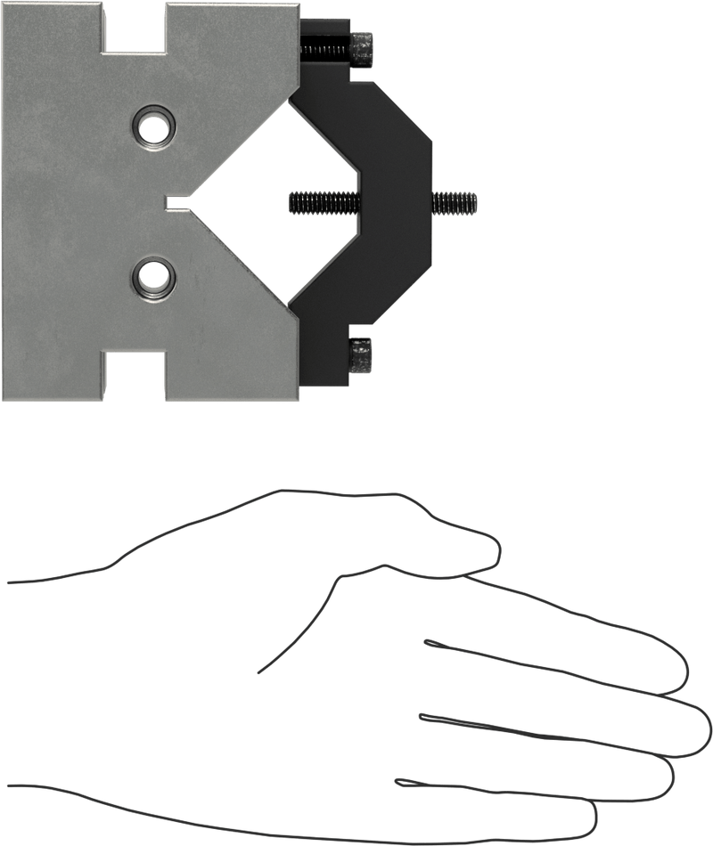 McMaster 2361A62 V-Block, Hardened, for 2-7/8" Maximum Workpiece Diameter
