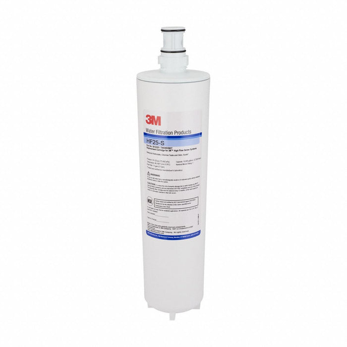 3M 5615203 Quick-Connect Water Filter, 1 micron, 1.5 gpm, 16 3/4 in Overall Ht