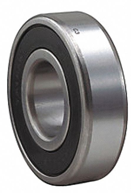 SKF 6208 2RS JEM Radial Ball Bearing, 6208, Dbl Sealed, Contact Seal, 40 mm Bore, 80 mm OD, 18 mm Wd