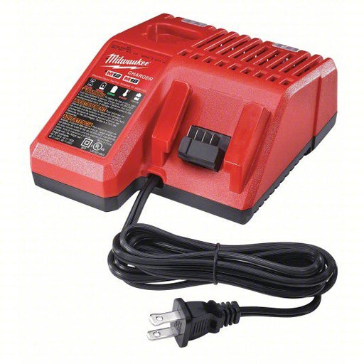 Milwaukee 48 - 59 - 1812 Battery Charger, Multi - Port Simultaneous Charging, For 12V/18V, Li - ion, Std, 120V - KVM Tools Inc.KV23Y581