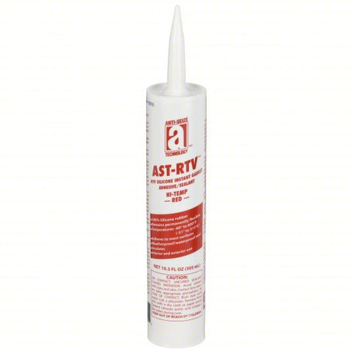 Anti - Seize 27105 RTV Gasket Maker AST - RTV, 10.3 oz, Cartridge, Red - KVM Tools Inc.KV23YC47