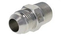 Titan 2404 - 06 - 06 3/8" Male JIC (9/16" - 18 thread) x 3/8" NPTF Male - KVM Tools Inc.KV2404 - 08 - 06