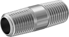McMaster 2427K122 Standard - Wall 304/304L Stainless Steel Threaded Pipe Threaded on Both Ends, 1/4 BSPT x NPT, 1 - 1/2" Long - KVM Tools Inc.KV2427K122