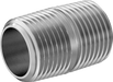 McMaster 2427K131 Standard - Wall 304/304L Stainless Steel Threaded Pipe Fully Threaded, 3/8 BSPT x NPT, 1" Long - KVM Tools Inc.KV2427K131