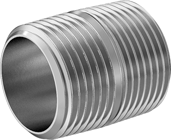 McMaster 2427K161 Standard - Wall 304/304L Stainless Steel Threaded Pipe Fully Threaded, 1 BSPT x NPT, 1 - 1/2" Long - KVM Tools Inc.KV2427K161