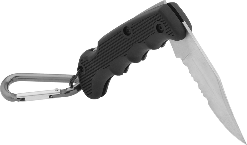 McMaster 24595A15 Locking-Blade Pocket Knife, 2-5/8" Long Stainless Steel Blade, Partially Serrated Blade Edge