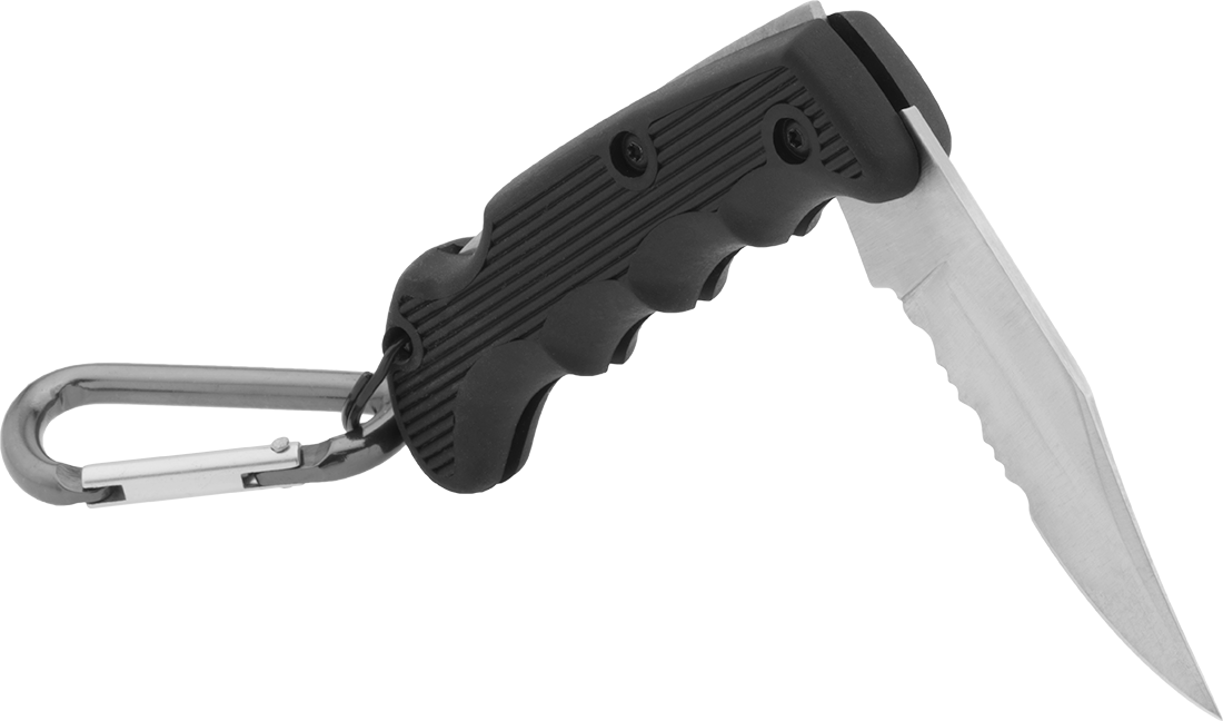 McMaster 24595A15 Locking-Blade Pocket Knife, 2-5/8" Long Stainless Steel Blade, Partially Serrated Blade Edge