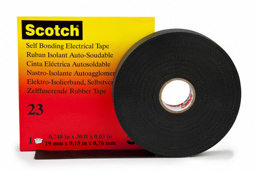 3M Scotch 23 Rubber Splicing Tape 1-1/2 in x 30 ft