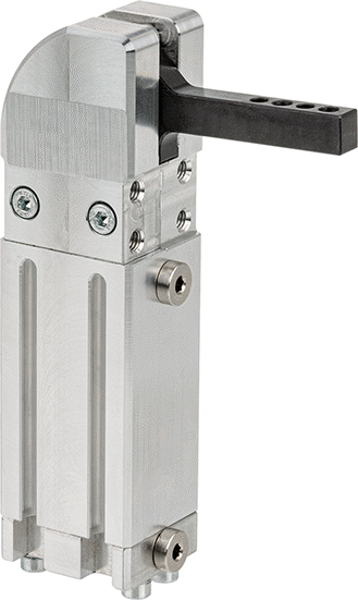 McMaster 2489N1 Dual-Mount Air-Powered Hold-Down Toggle Clamp, 220 lbs. Holding Capacity