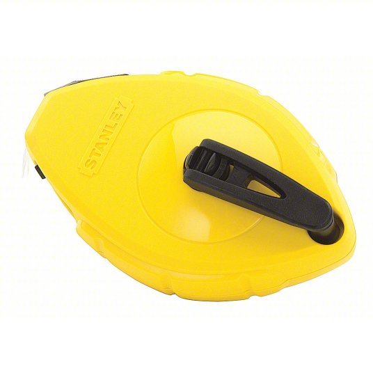 Stanley 47 - 440 Chalk Line Reel 3:1, 100 ft Line Lg, Yellow/Black, 4 oz Fill Wt, Sliding Door - KVM Tools Inc.KV24A356