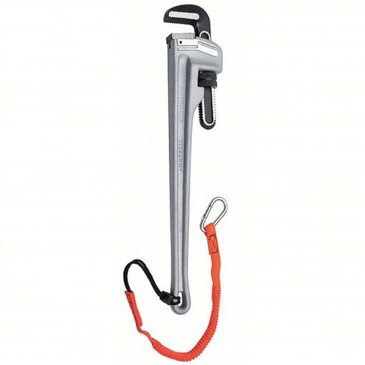 Proto J812A - TT Pipe Wrench Aluminum, 2 in Jaw Capacity, Serrated, 12 in Overall Lg, I - Beam - KVM Tools Inc.KV24AK37