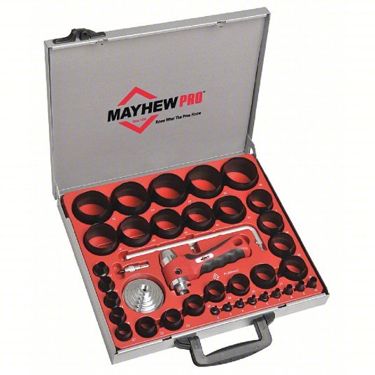 Mayhew Pro 66016 Hollow Punch Set 3/4 in_1 in_1 1/2 in_1 3/4 in_2 1/4 ...