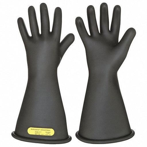 Ansell Activarmr CLASS 2 B 14 Electrical Insulating Gloves 17000V AC/25500V DC, 14 in Glove Lg, Straight Cuff, Black, 1 PR - KVM Tools Inc.KV24TN23
