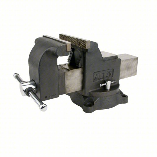 Wilton WS6 Combination Vise Std Duty, Enclosed, 6 in Jaw Face Wd, 6 in Max Jaw Opening, Serrated - KVM Tools Inc.KV24W176